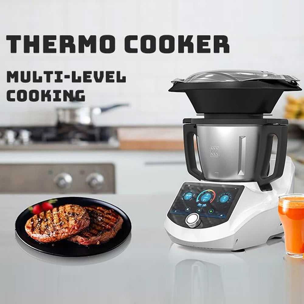 Robot Robot Smart Cooker Chopper Steamer Juicer Blender Boil Knead Weigh Kitchen Thermomixer Smart Home Appliances