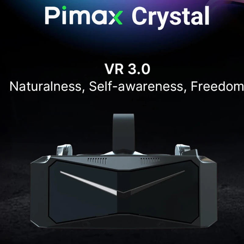 Newest Pimax Crystal VR Headset 12K QLED Display All In One 6Dof Eyes Tracking Virtual Reality Metaverse And Steam VR Glasses