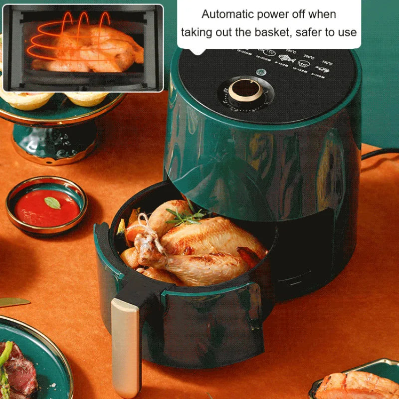 Household Intelligent Multifunctional Largecapacity Automatic Intelligent Smokeless Fryer